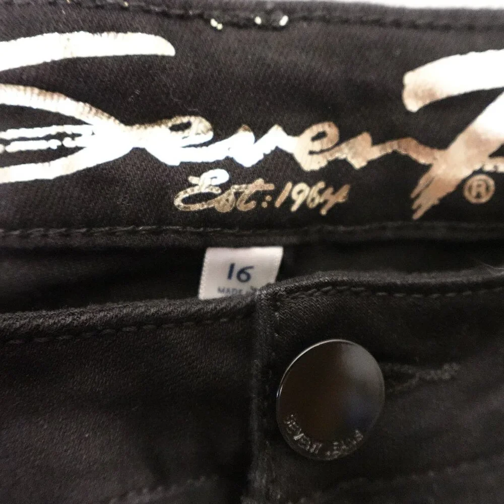 NWT Seven7 black jean shorts sunset bermuda 16 - Picture 2 of 11